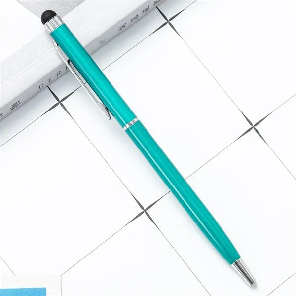 2 in 1 Stylus Pens Custom Ballpoint Office Supplies