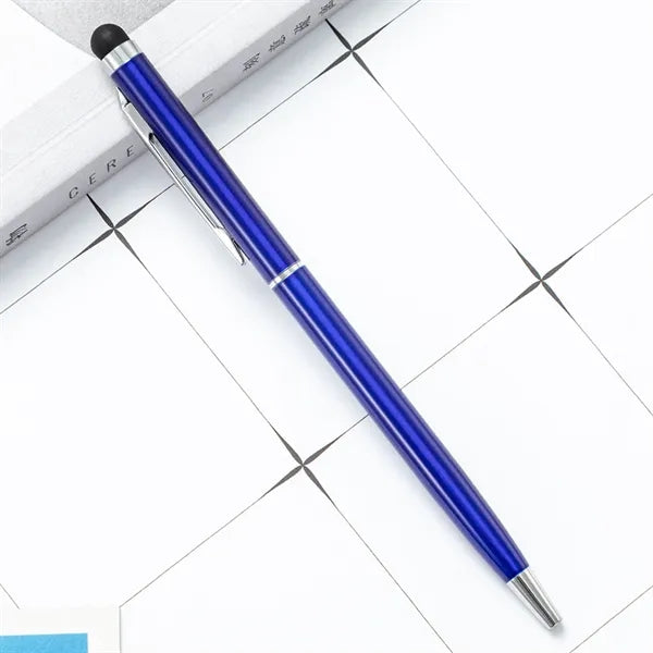 2 in 1 Stylus Pens Custom Ballpoint Office Supplies
