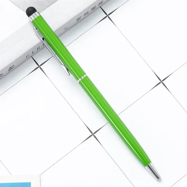 2 in 1 Stylus Pens Custom Ballpoint Office Supplies