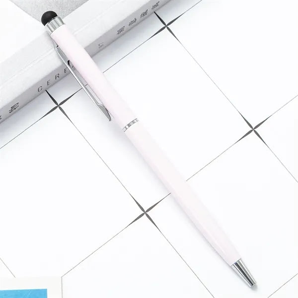 2 in 1 Stylus Pens Custom Ballpoint Office Supplies