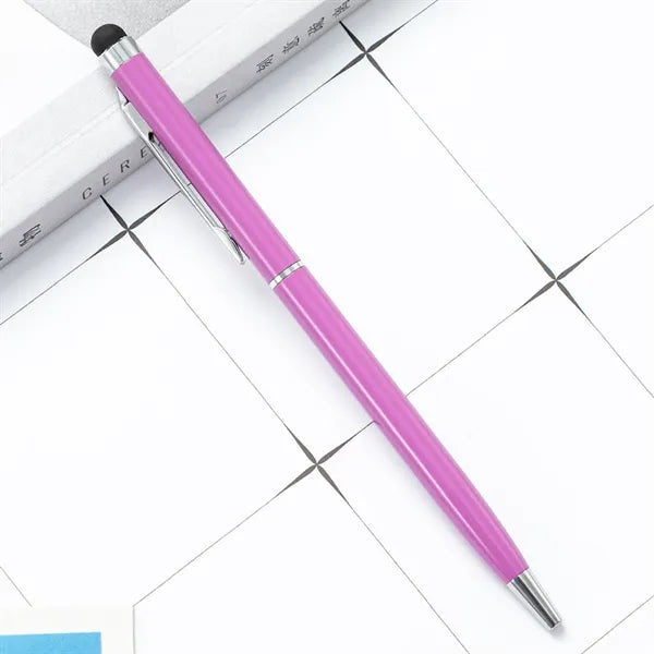 2 in 1 Stylus Pens Custom Ballpoint Office Supplies