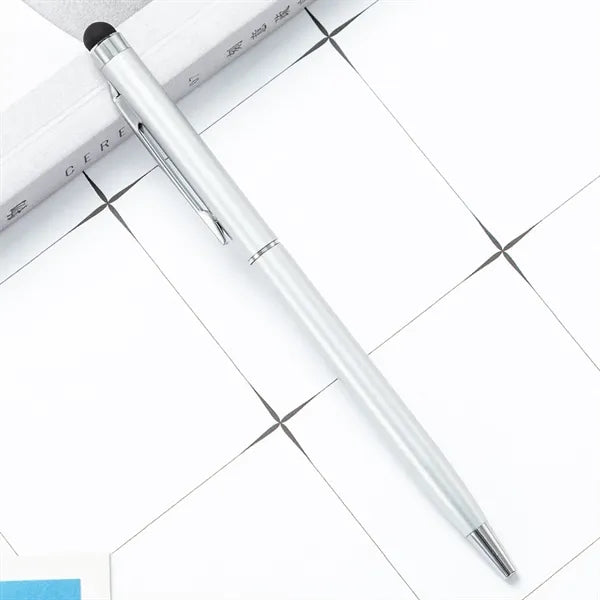 2 in 1 Stylus Pens Custom Ballpoint Office Supplies