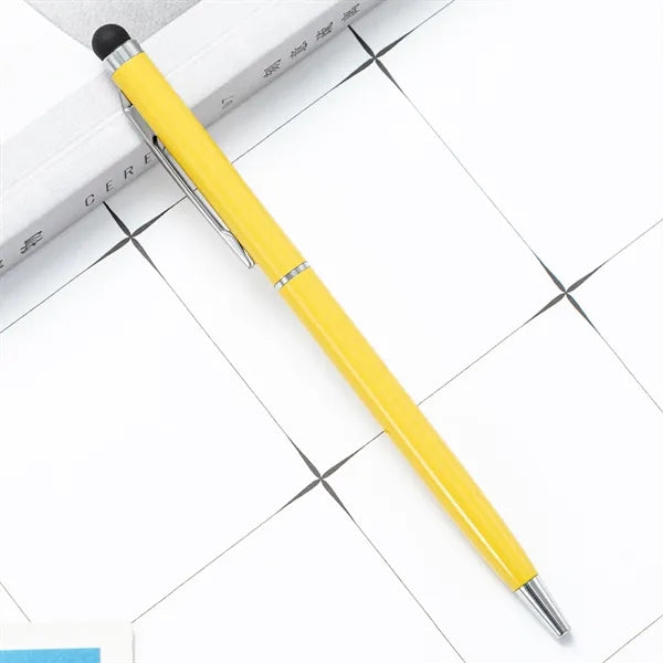 2 in 1 Stylus Pens Custom Ballpoint Office Supplies