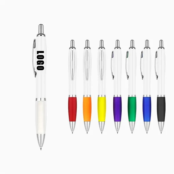 Click Ballpoint Pen Plastic Multi-Color Office Supplies