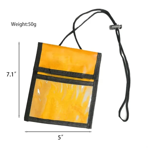 Event Zipper Pouch Badge Holder
