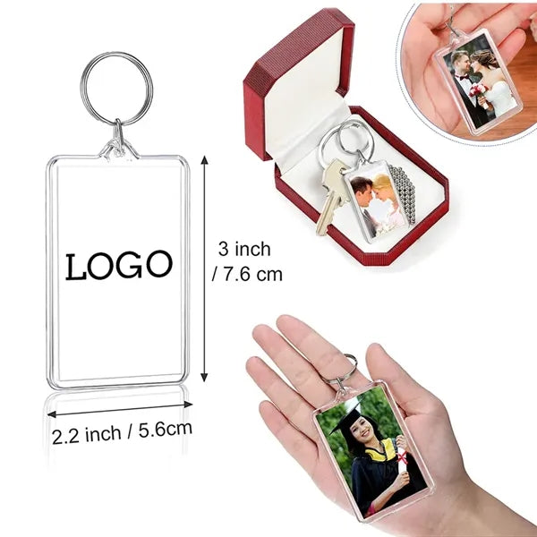 Gifts Personalized Keychains w/Plastic Photo Frame