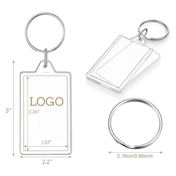Gifts Personalized Keychains w/Plastic Photo Frame