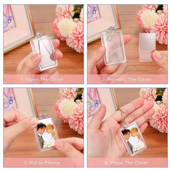 Gifts Personalized Keychains w/Plastic Photo Frame