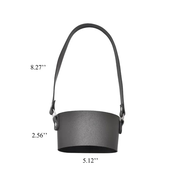 Outdoor Antiskid Handheld Pu Cup Sleeve