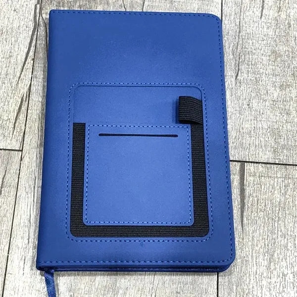 Leather Journal with Phone Pocket A5 Business Notebook