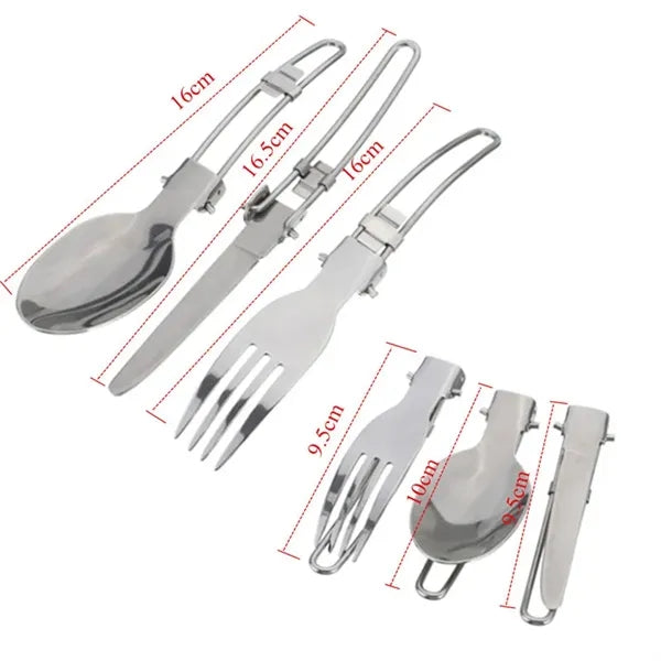 Camping Cookware Set with Storage Bag