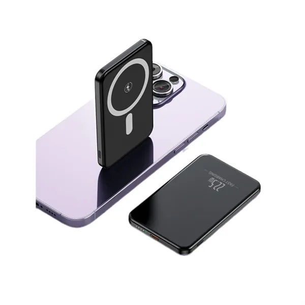 5000mah Aluminium Wireless Fast Charging Magnetic Power Bank