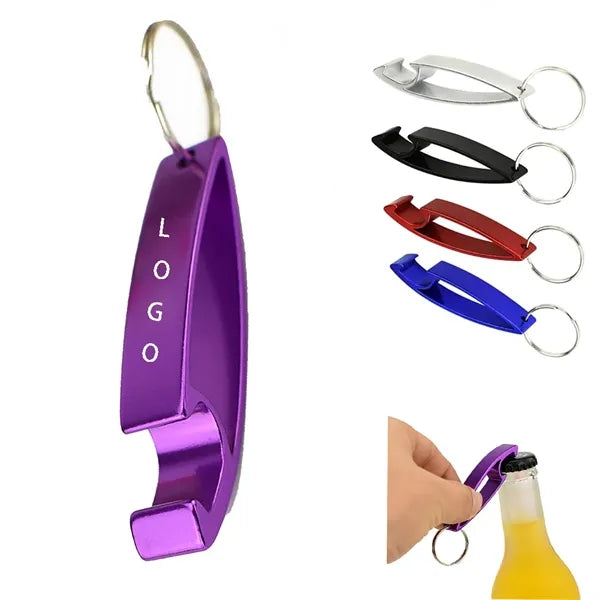 Aluminum Bottle Opener Keychain
