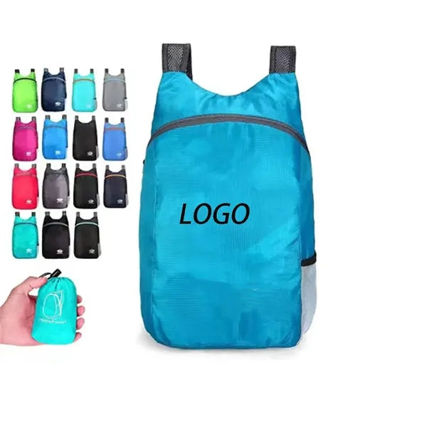 50 MOQ Light Weight Hiking Foldable Sports Backpack