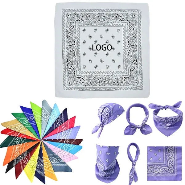 Polyester Hip Hop Outdoor Cycling Square Scarf Headscarf