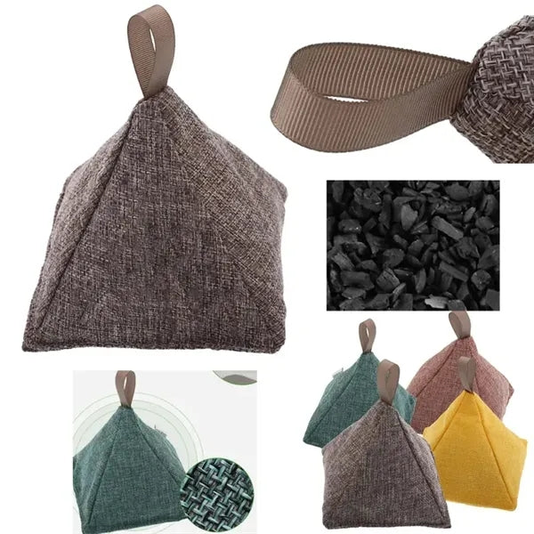 Triangle Shape Bamboo Odor Eliminator Bags