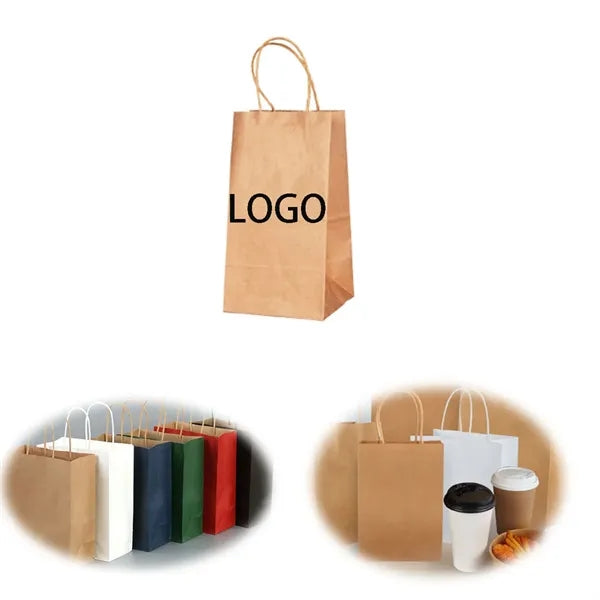 Eco-friendly Kraft Paper Gift Shopping Bag