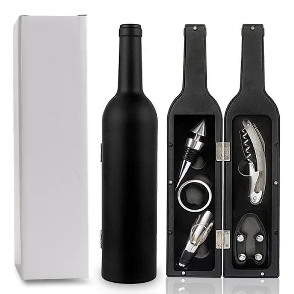 5-piece Wine Bottle Corkscrew Set Unique Bar Accessories