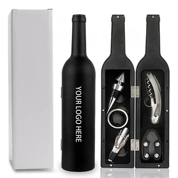 5-piece Wine Bottle Corkscrew Set Unique Bar Accessories