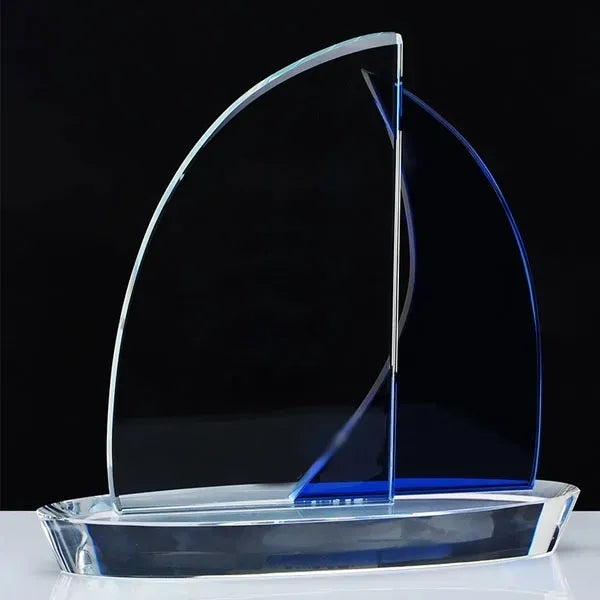 Blue Crystal Sailboat Award