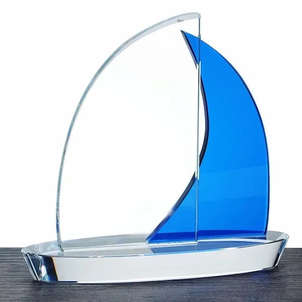 Blue Crystal Sailboat Award