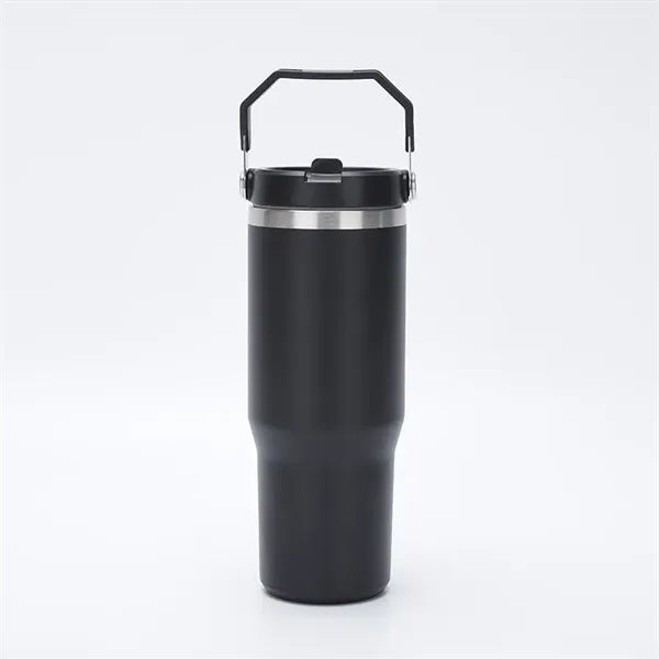 30oz Stainless Steel Vacuum Insulated Tumbler w/ Lid Straw