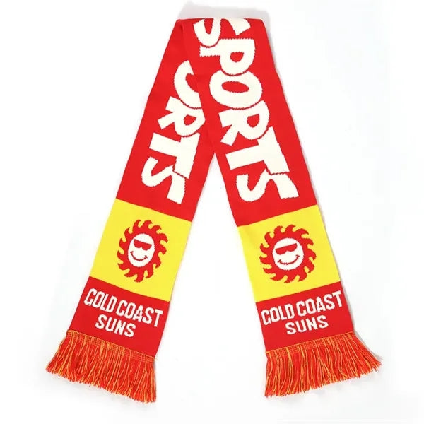 Jacquard Knit Printed Scarf