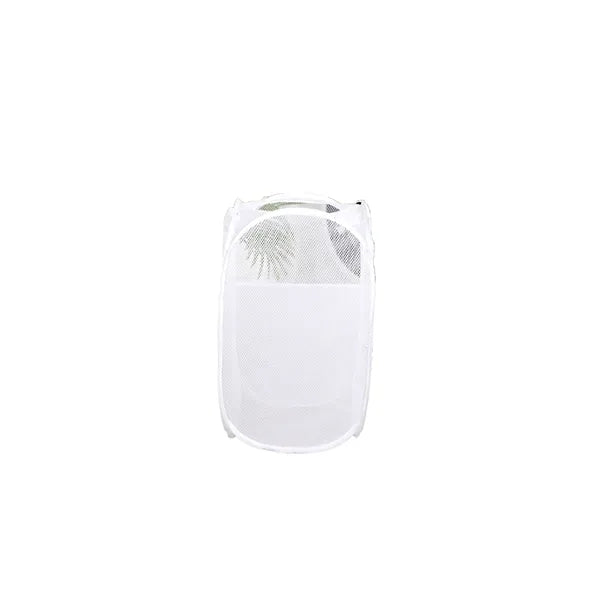 Compact Mesh Laundry Hamper with Portable Pop-Up Design
