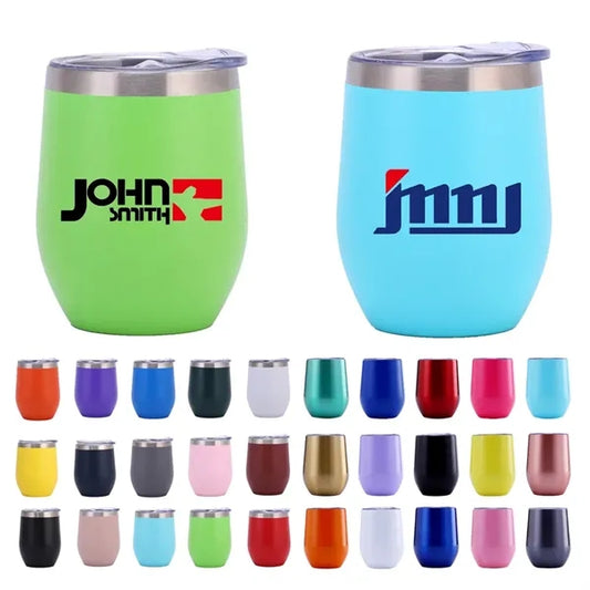 12oz Stainless Steels Eggshell Coffee Cup