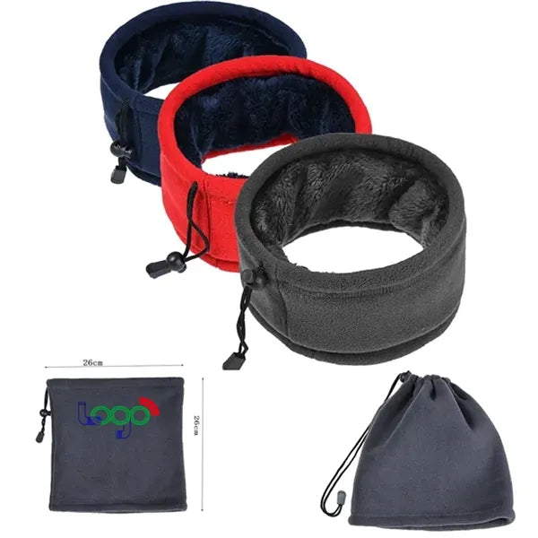 Winter Fleece Neck Gaiter Ski Tube Scarf for Men Women
