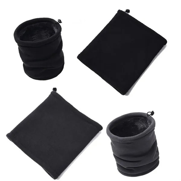 Winter Fleece Neck Gaiter Ski Tube Scarf for Men Women