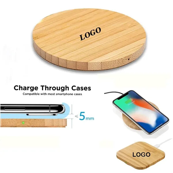 Bamboo Wireless Charger Pad