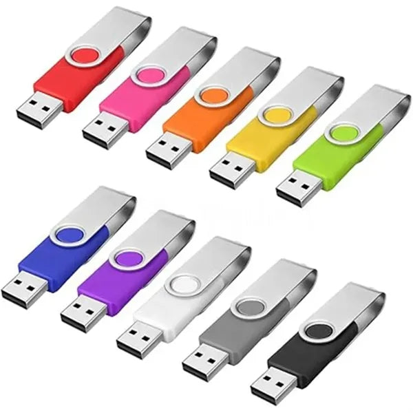 32GB Customized Metal Rotating USB 2.0 Flash Drive
