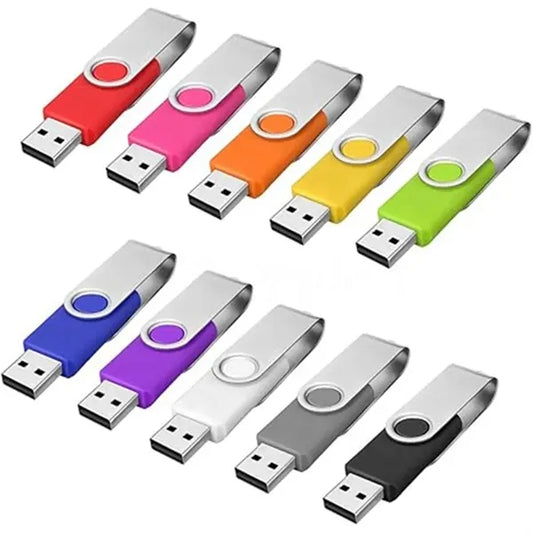 32GB Customized Metal Rotating USB 2.0 Flash Drive