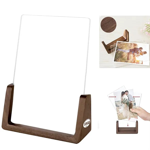 U-shaped Solid Wood Photo Frame