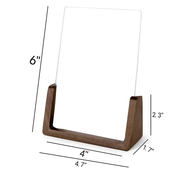 U-shaped Solid Wood Photo Frame