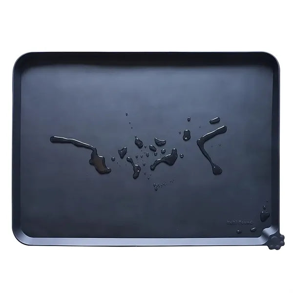 Waterproof Pet Feeding Mats With High Lip