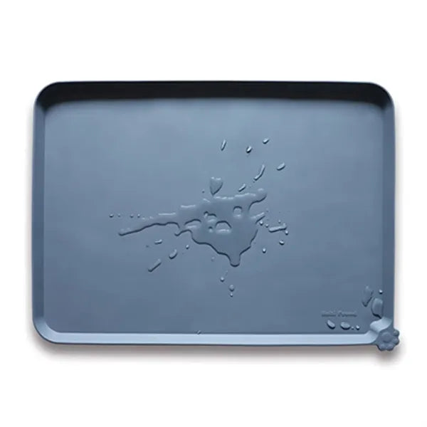Waterproof Pet Feeding Mats With High Lip