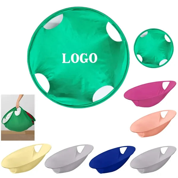 Lightweight collapsible laundry organizer bag