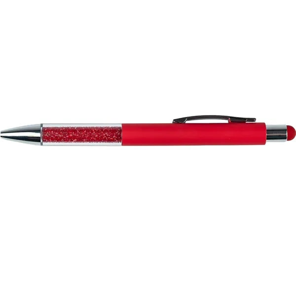 Recycled Glit ter Grip Stylus Pen