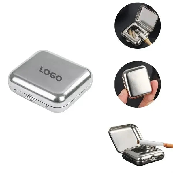 Portable Metal Pocket Ashtray