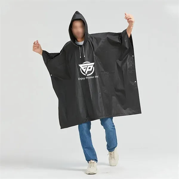 Fashion Hooded Cloak Rain Poncho