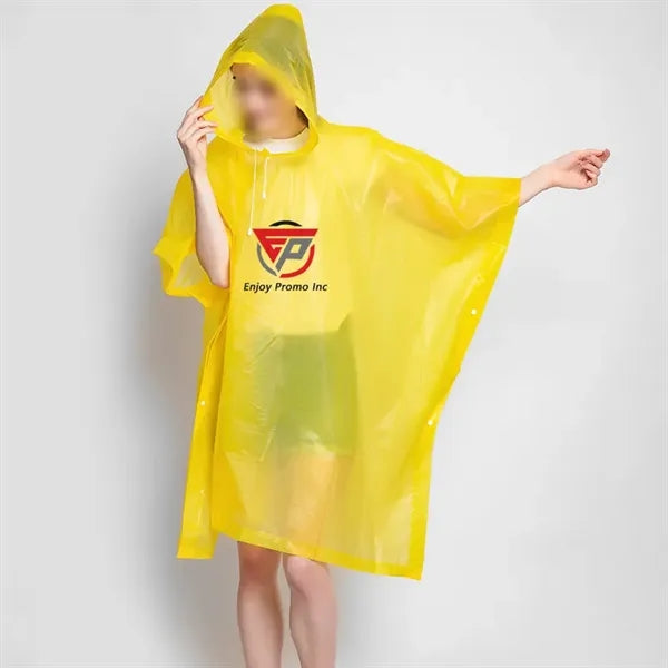 Fashion Hooded Cloak Rain Poncho