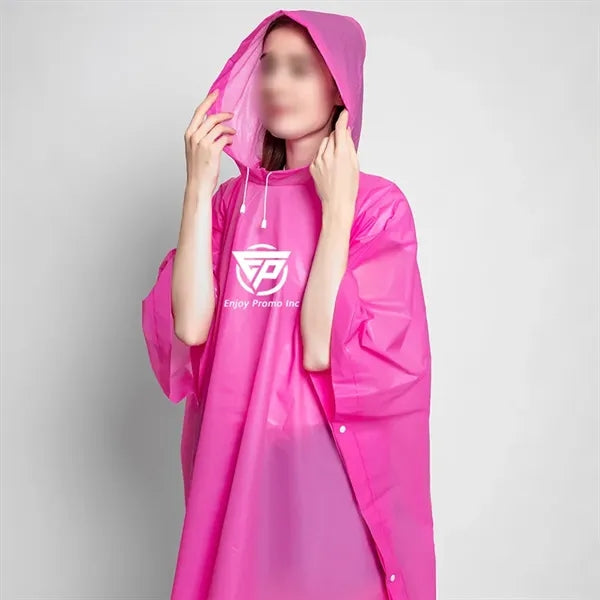 Fashion Hooded Cloak Rain Poncho