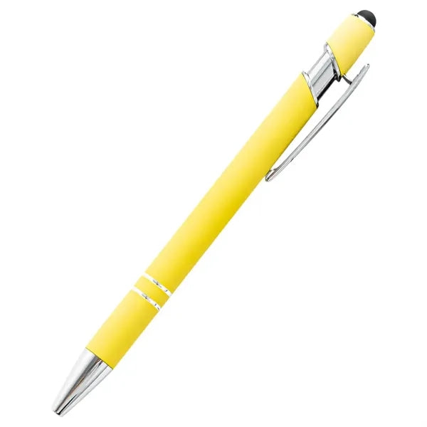 Ellipse Softy w/Stylus - Laser Engraved - Metal Pen