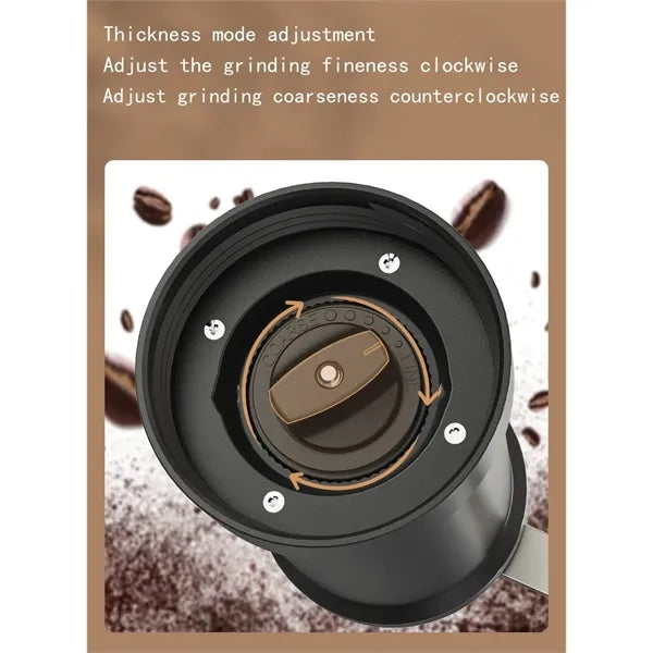 Portable manual coffee grinder