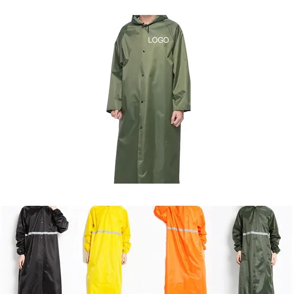 Lightweight Outdoor Travel Thickened Long Raincoat