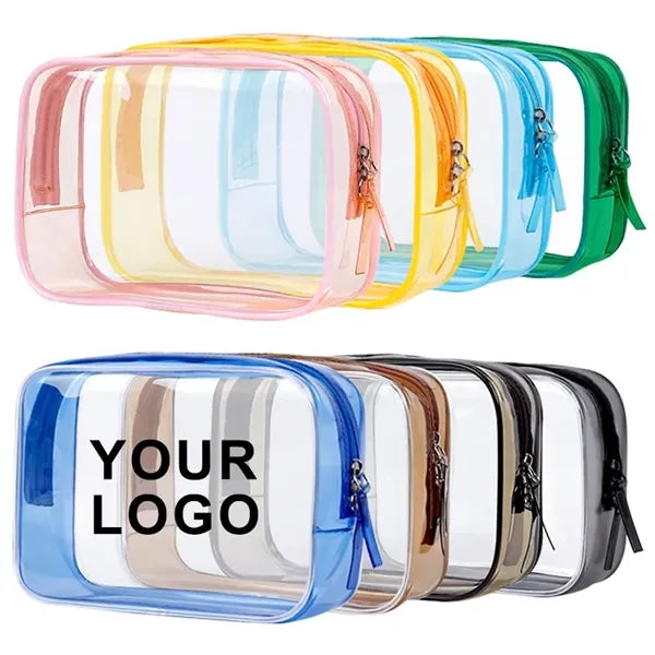 PVC Transparent Cosmetic Bag with Zipper