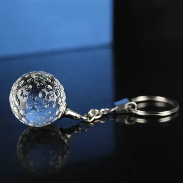 3D Crystal Globe KeyChain