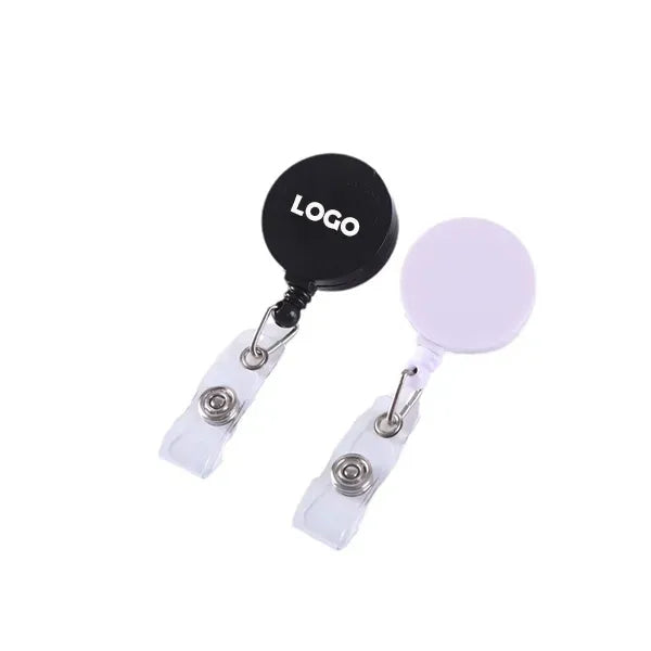 Round Retractable Badge Holder